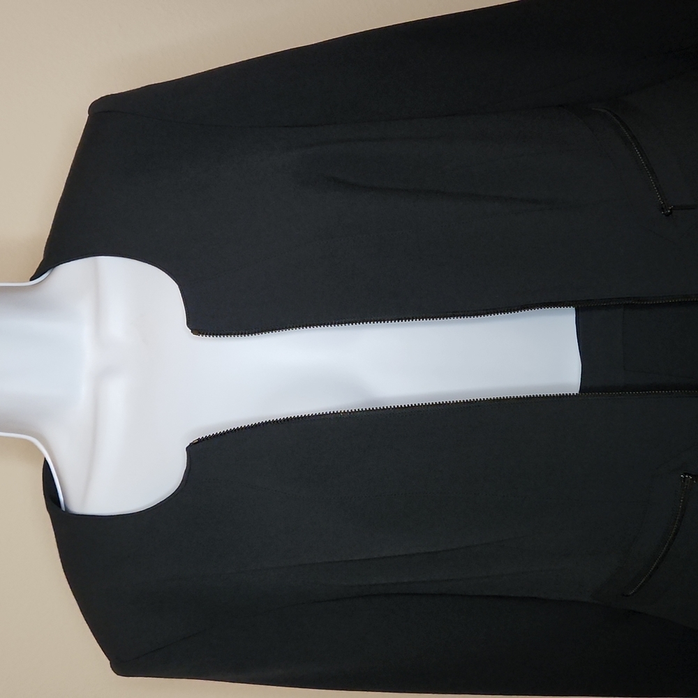 2 pieces Navy Blue Ladies Pant Suit